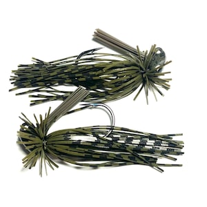 finesse bass jig 2 pack (1/4 oz. brush jig)