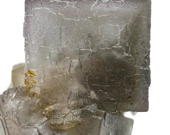 287 Gram Unique Natural Gray Cubic FLUORITE With CALCITE Specimen @PAKISTAN Mineral Collectors/Display Specimen/Natural Specimen