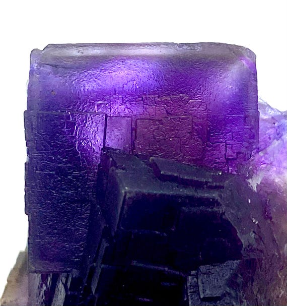 235 Carat Unique Piece! Natural Multi Colour Cubic FLUORITE Specimen @PAKISTAN Mineral Collector/Bi Color Fluorite/Colour Change/Blue,Purple