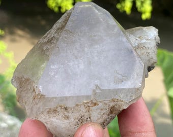 希少なルチルスモーキークォーツ標本：パキスタン産レコードキーパー
