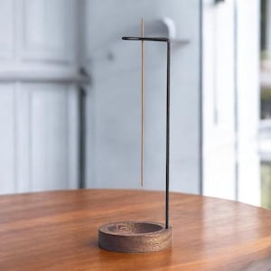 Porta-incenso de madeira suspenso: ornamento de aromaterapia para meditação zen