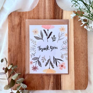 Summer Florals - Thank You