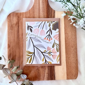 Abstract Congratulations - Greeting Card