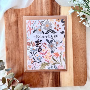 Un jardin de remerciements - Carte de remerciement