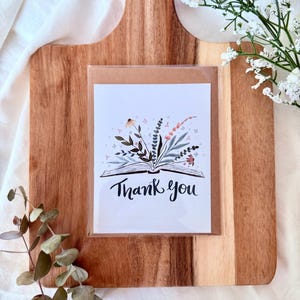 Petals & Pages - Biglietto di auguri di apprezzamento