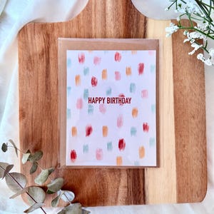 Acrylic Confetti - Happy Birthday