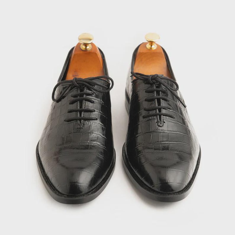 Scarpe Oxford Uomo In Pelle Verniciata – Stringate Brogues Classiche, Eleganti E Formali, Taglia Comoda - 6