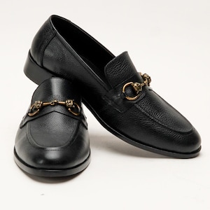 Handmade Brown Leather Monk Strap Shoes: Men&#39;s Formal Footwear