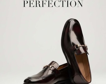 Handmade Brown Horsebit Loafers Men Leather Slip On Formal Wedding Dress Shoes