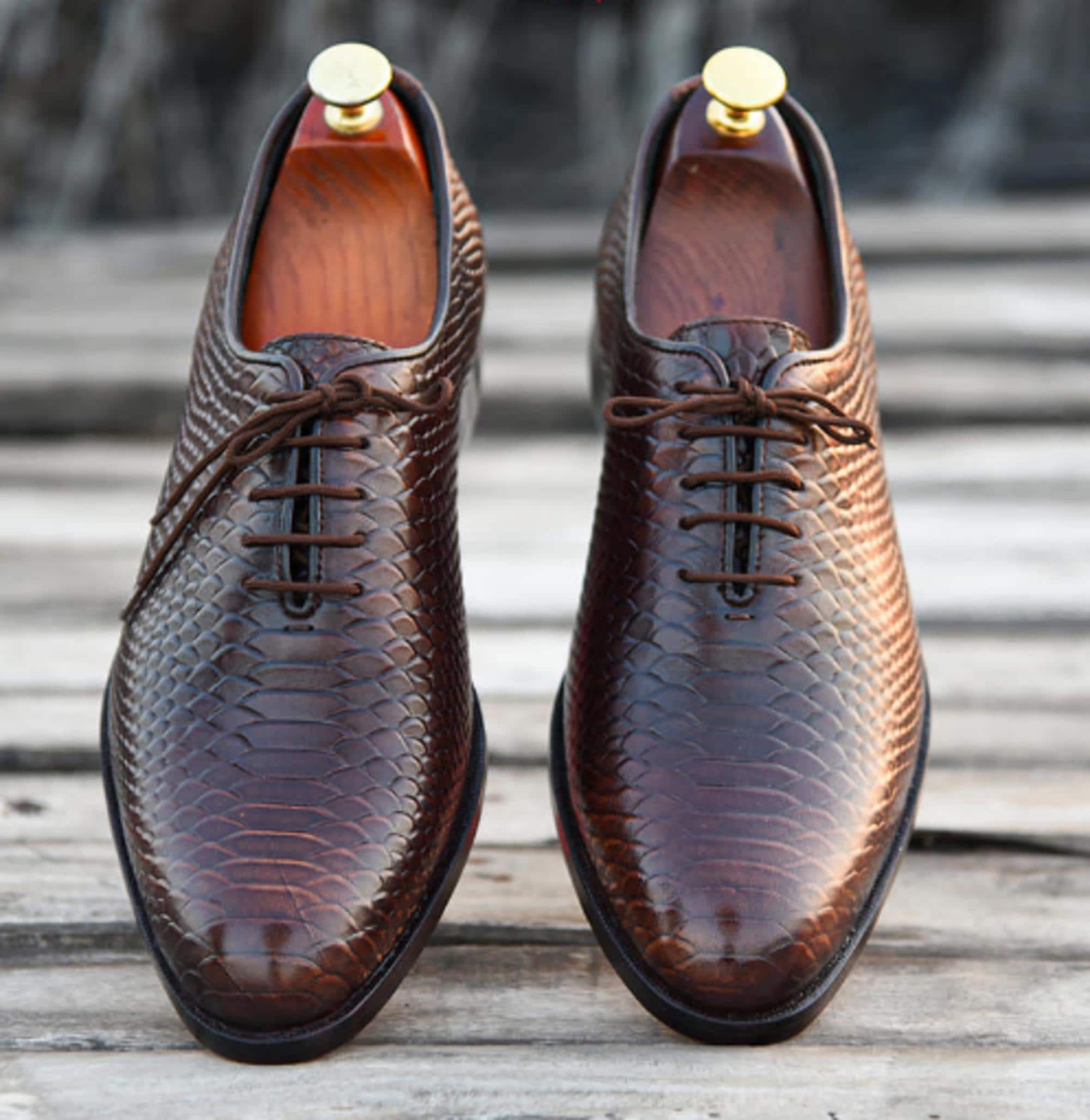 Galizio Torresi Men’s Brown Leather Dress Shoes Oxford Size US 9|42 EU Loafers Galizio Torresi - Etsy UK main image 2