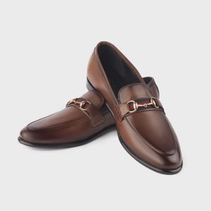 Genuine Leather Handmade Loafer Shoes Men image 10