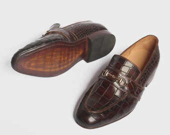 Handmade men leather and suede dress shoes, formal office tuxedo shoes for mens