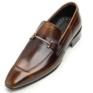 Bespoke Classic Brown Moccasin Shoes for Men | Handmade Leather Footwear | Luxury Casual Shoes