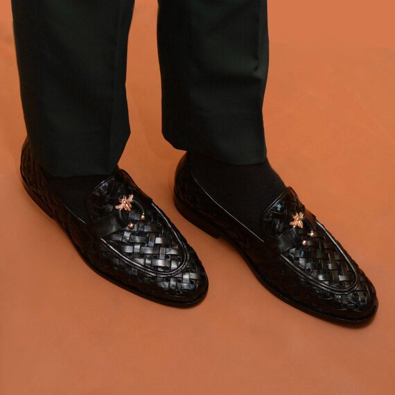 Handmade Italian slip-on shoes Handmade Shoes | Italian Leather Shoes | Dress Shoes  main image 4