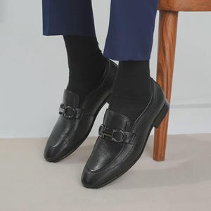 Handgefertigte Leder Horsebit Loafer für Herren