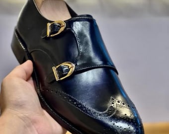 Vintage Church's Monk Strap Shoes Custom Grade Westbury US