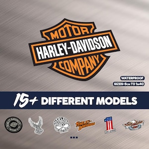 Stickers Harley-Davidson - Vinyle Résistant UV & Pluie - Tailles au choix