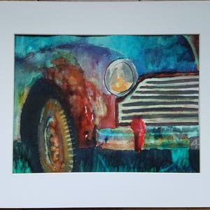 Rusty Bucket (Also available as 11&quot; x 14&quot; matted original, matted print, ask seller for price)