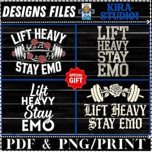 Gift 4 Design Lift Heavy Stay Emo PNG,Elder Emo Lover,Workout Gym Fitness,Emo Club Lift Heavy,Emo Forever,Nostalgic Emo design