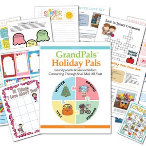 Holiday Stationery Pen Pal Kit for Grandparents Fun Snail Mail Ideas for Kids