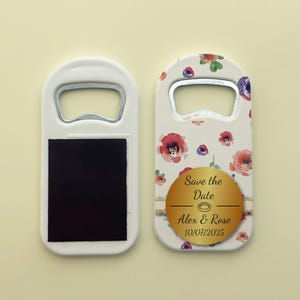 40 pcs "Retenez cette date", aimant pour décapsuleur personnalisé avec carte, cadeau de mariage pour les invités, décapsuleur rectangulaire