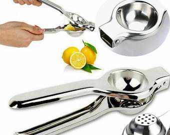 Stainless Steel Lemon Squeezer Hand Press Juicer | Manual Citrus Tool