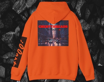 CHERYTHREADS Hoodie, Unisex Heavy Blend™ Sweatshirt, Graphic Hoodie, Modern Fashion, Cozy Loungewear, Gift for Him/Her