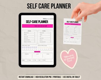Planner per la cura di sé, pacchetto da 3 pagine, planner per la vita, prenditi cura di te, planner per la mamma, planner per l'umore, planner per il capo, planner per gli affari, pacchetto stampabile per la vita