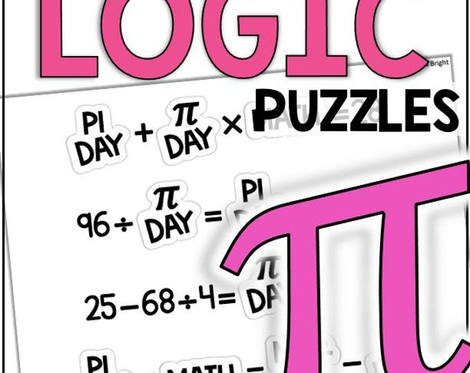 Pi Day Math Logic Puzzles for 3rd-9th Grade (printable Activities) - Etsy
