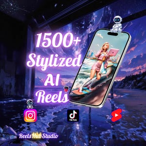 1500+ Stylized AI Videos 4K | 3D Model, Video Effects, Video Animation & Motion Graphics for Viral Reels, TikTok, Instagram Shorts | Change