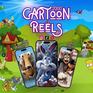 2000+ Viral Popular Cartoon Clips | Funny Expressive Animated HD Videos for Social Media Content Instagram Reels YouTube Shorts TikTok | 4K