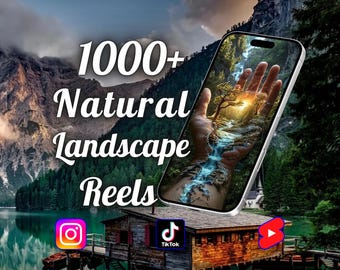 Oltre 1000 video 4K sulla natura e con droni: vulcani, cascate, foreste, oceani, tramonti, filmati panoramici, meditazione, brevi filmati virali su Instagram e TikTok
