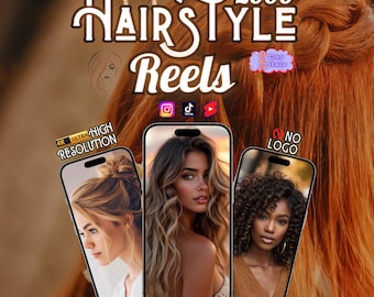 Oltre 2000 tutorial di parrucchieri in 4K / Acconciature da sposa, trecce, ricci, acconciature quotidiane, trasformazioni dei capelli / Instagram, TikTok, YouTube Shorts