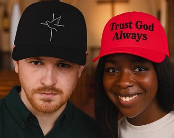Christian Baseball Cap, Embroidered Faith Hat for Men and Women, Church Prayer Gift