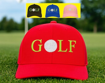 Golf Hats for Men and Women, Embroidery Golfing Caps
