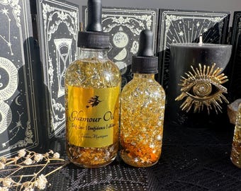 Glamour Oil | Beauty & Confidence Ritual Oil | 1oz | 2oz | 4oz | GoldenMystiquee