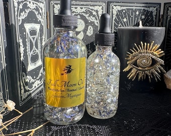 Full Moon Oil |  Manifestation Ritual Oil Blend | 1oz | 2oz | 4oz | GoldenMystiquee