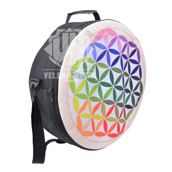 Nueva bolsa de sublimación para tambor chamán/tambor agrícola de calidad en varios tamaños de 12 a 24 pulgadas