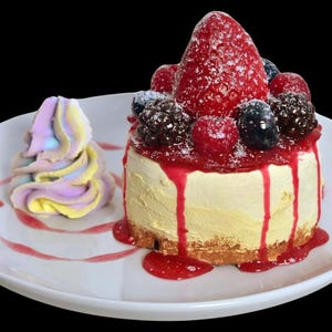 Mini Faux Cheesecake with Berries