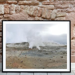 Neutral Iceland Landscape Downloadable Art Print