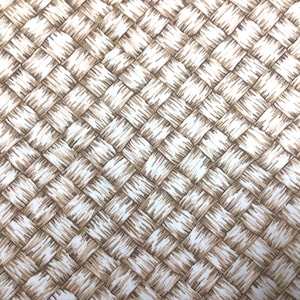 Khaki Color Lauhala Design Hawaiian Print Fabric 100% Cotton sold by the yard   (Yardage Available)