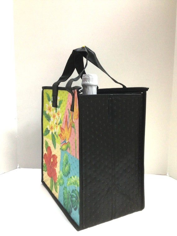 Hawaiian print insulated lunch bags hotsell