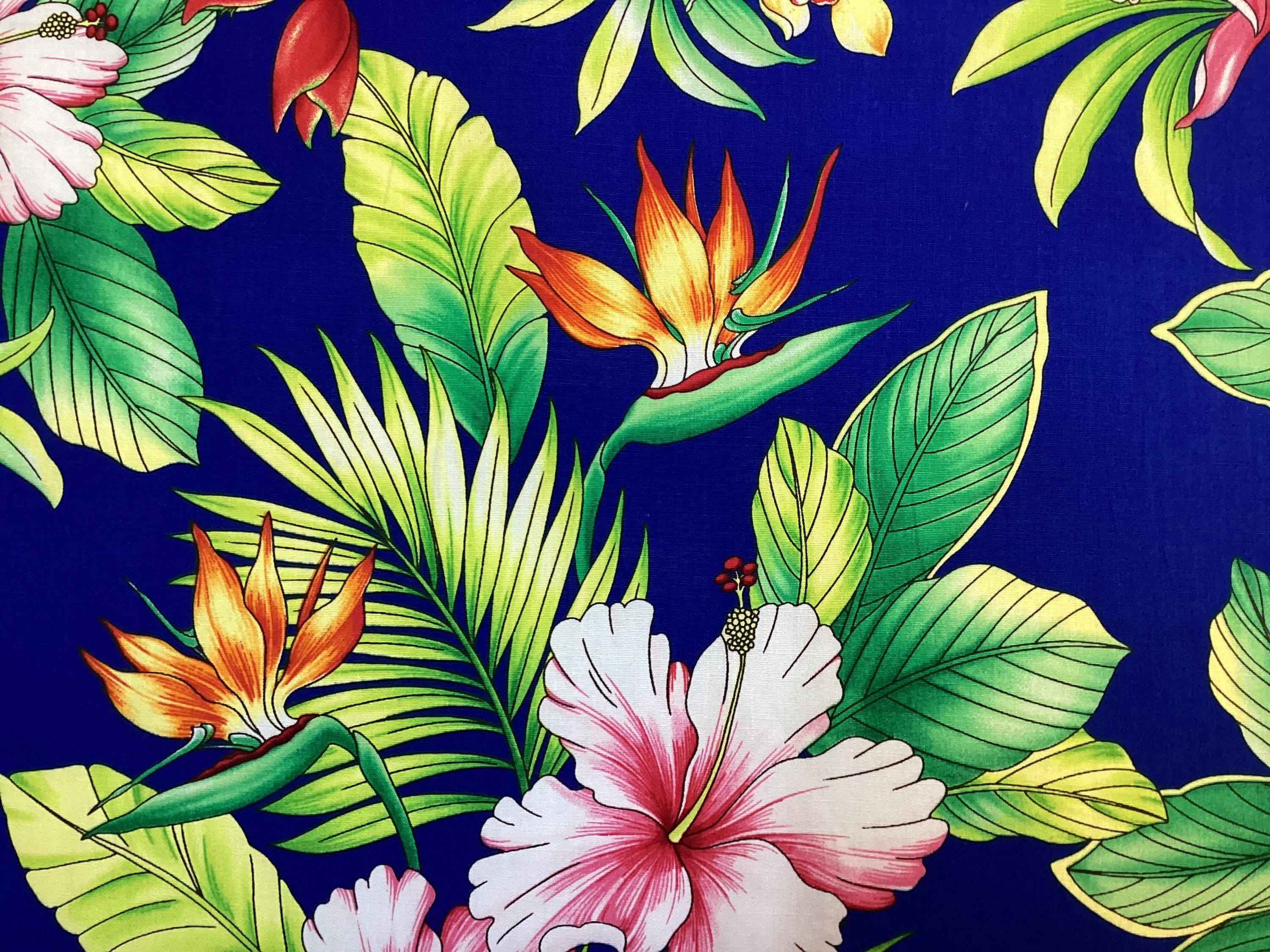【Tachi-Hina】パトリシア・ウルキオラ tropicalia Tropical Hibiscus, Heliconia, Orchids and Bird of Paradise