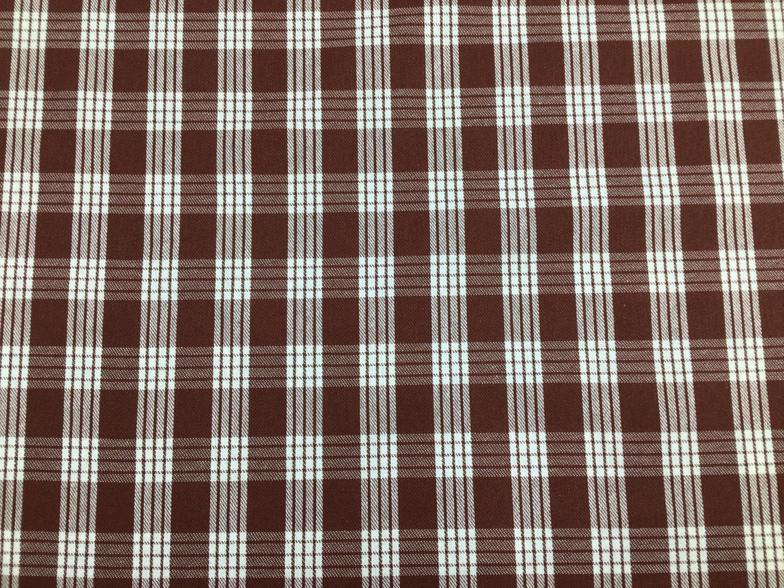 Brown Palaka Heavy Woven 100% Cotton Fabric (yardage Available) - Etsy