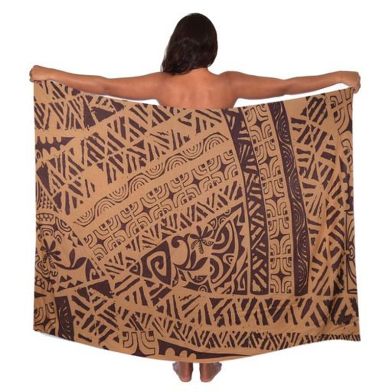 Ciao Taupe Check Sarong