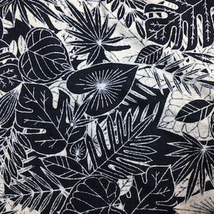 Navy Blue Woven Indigo 100% Cotton Fabric from Japan Sold by the Yard