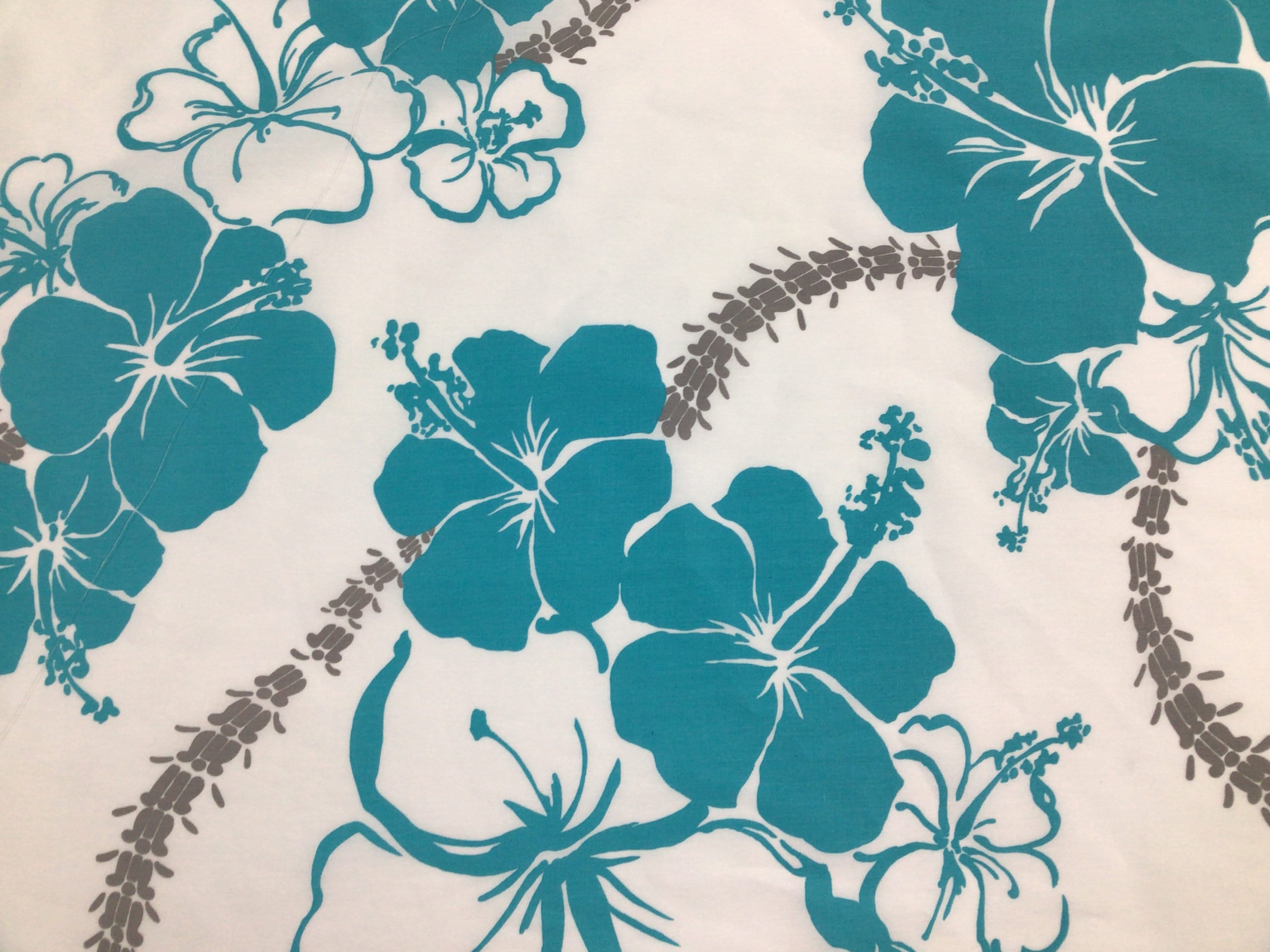 Hibiscus Hawaiian Flower Print Blanket