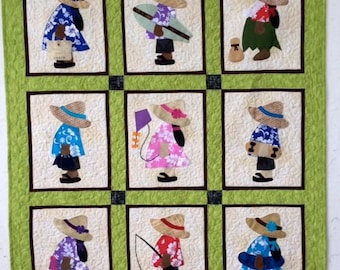 Original Hawaiian Sunbonnet #2 Pattern