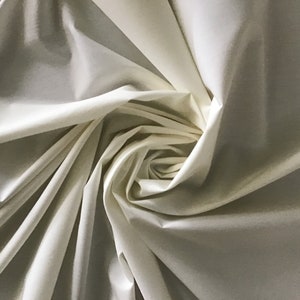 SALE! Solid Cream Cotton Fabric   (Photo is dark)