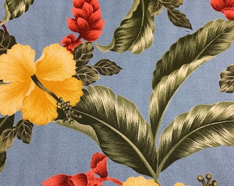 SALE!  Uphoplestery Hawaiian Print Canvas (Yardage Available)